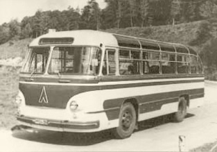 Экспериментальный облегченный автобус ЛАЗ-695Б