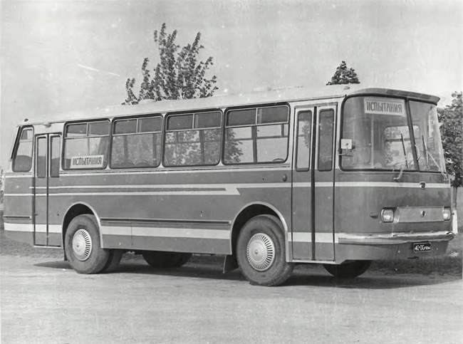 Автобус ЛАЗ-695Н испытания