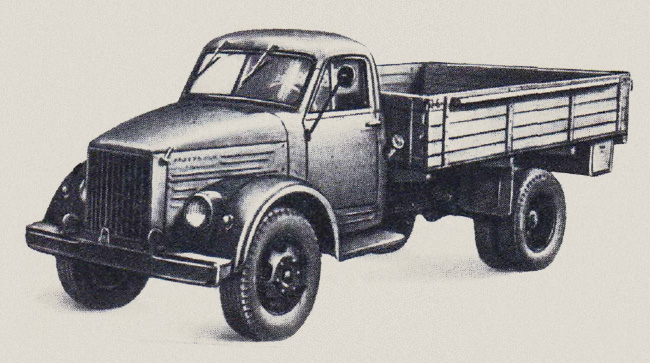 Автомобиль ГАЗ-51А из руководства по устройству, обслуживанию и ремонту 1960 года