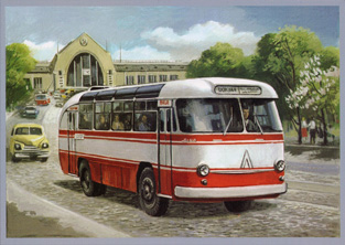 Картмаксимум Автобус ЛАЗ-695 Украина 2015