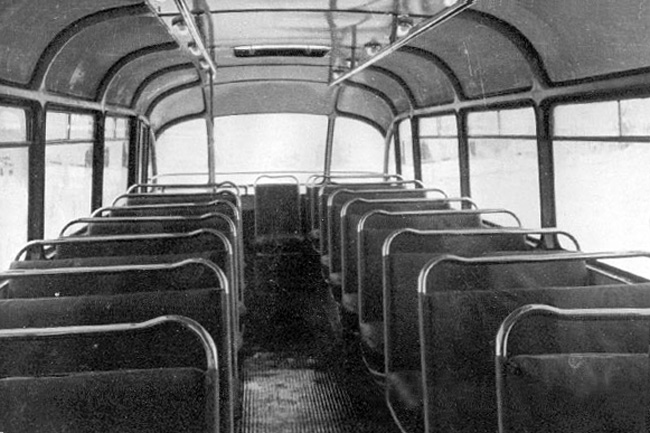 Салон автобуса ЛАЗ-695 «Львов» Опытный I
