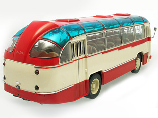 Модель автобуса ЛАЗ-695Б в масштабе 1:43