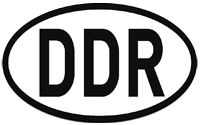Автомобильный стикер с кодом DDR